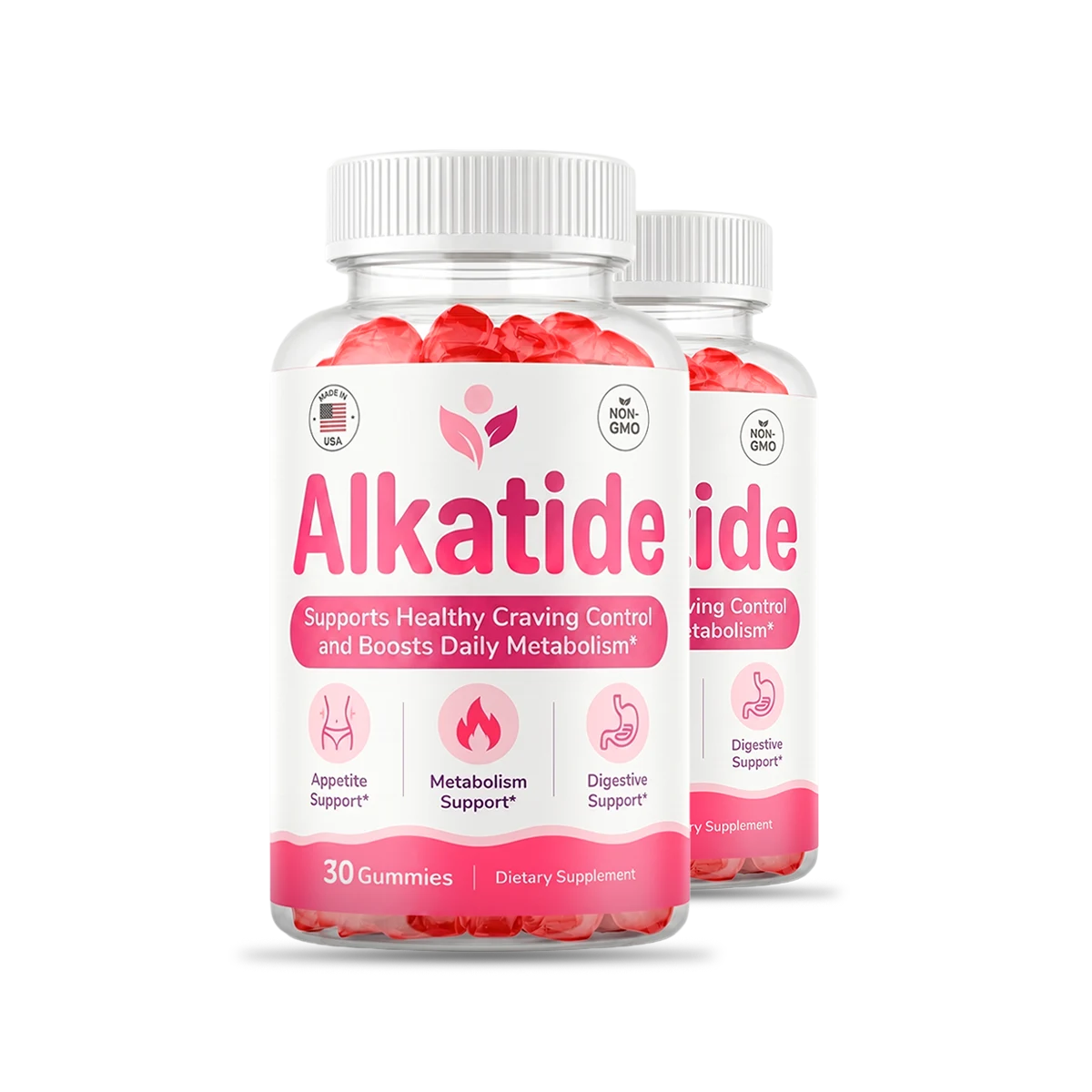 Alkatide apple cider vinegar gummies bottle